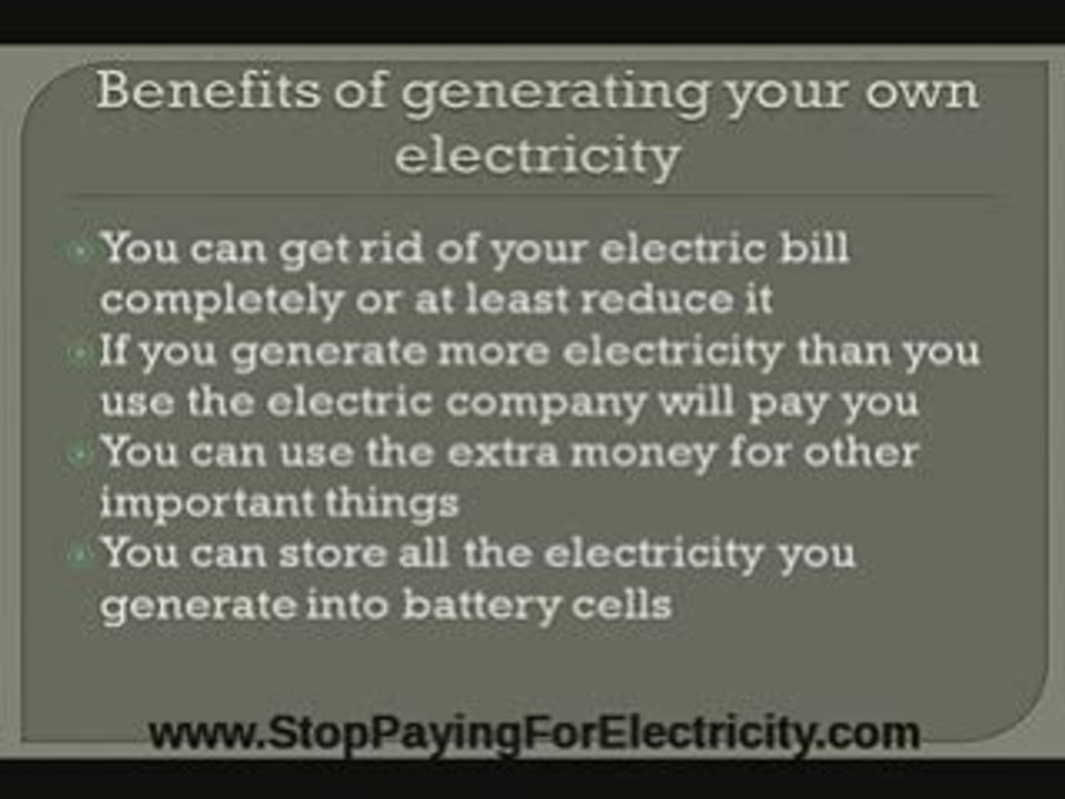 Generate Electricity With Residential Solar Power Systems