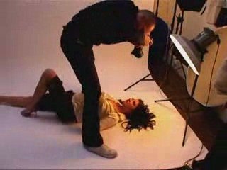 Making Off shooting photo Rosine