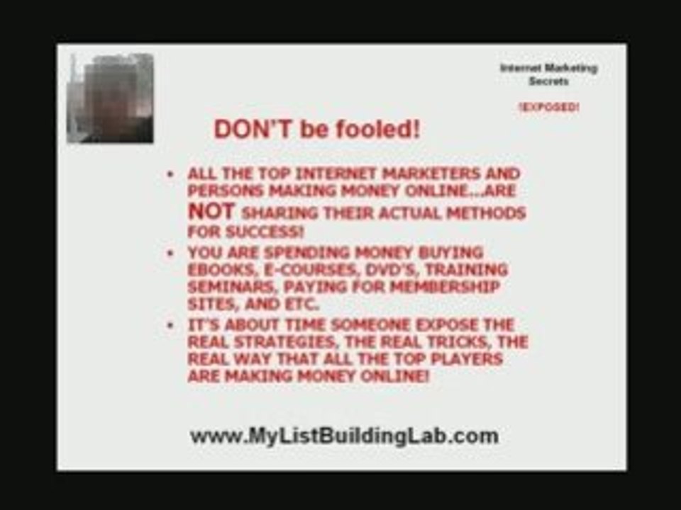 Earn Millions with Internet Marketing Secrets