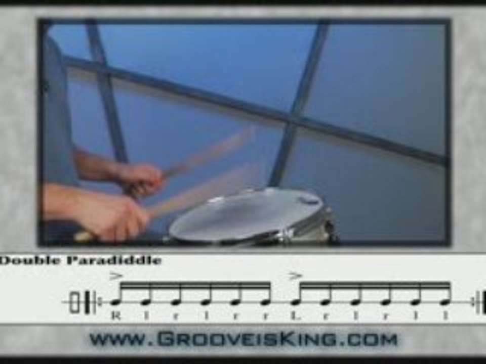 Double Paradiddle - Rudiment - Play Drums - Drum Lessons