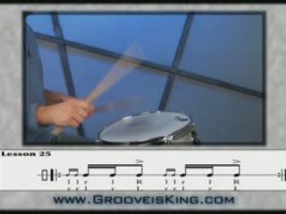 Lesson 25 - Drum Rudiment - Play Drums - Drum Lessons