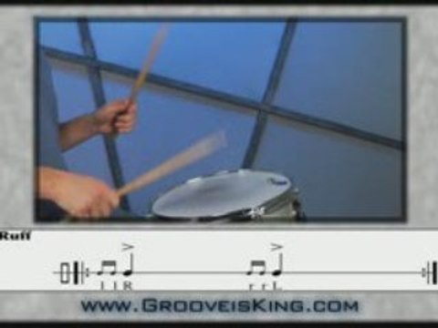 Ruff - Drum Rudiment - Play Drums - Drum Lessons