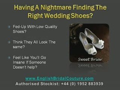 Designer ivory wedding shoes To Complete Your Look
