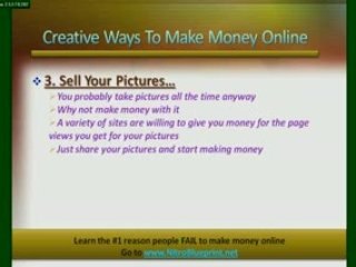 Creative Ways to Make Money Online