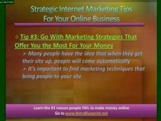 Strategic Internet Marketing Tips