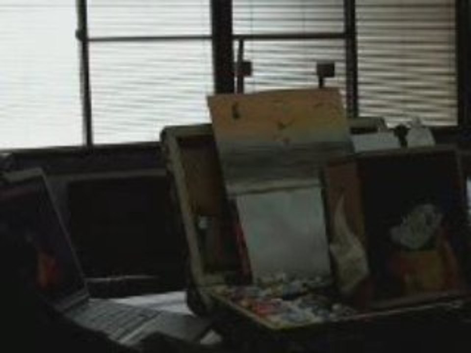 Pintando pez globo acrilico utisilio cocina murtiusos patent