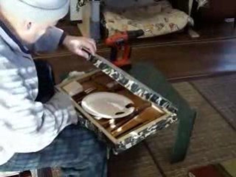 Construyendo maletin caballete de pintura por Paco Barbera