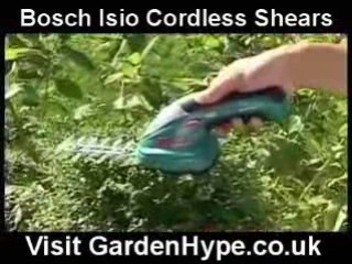 Bosch Isio Shrub And Edging Shears Lithium Ion Technology Video