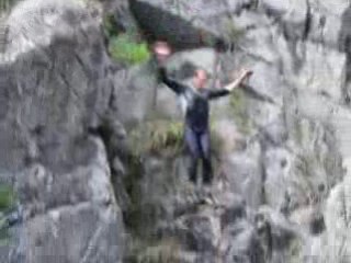 Canyoning en Ardèche - Saut
