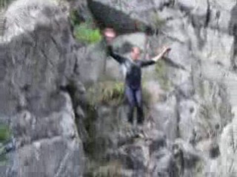 Canyoning en Ardèche - Saut