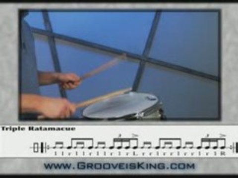 Triple Ratamacue - Drum Rudiment - Play Drums - Drum Lessons