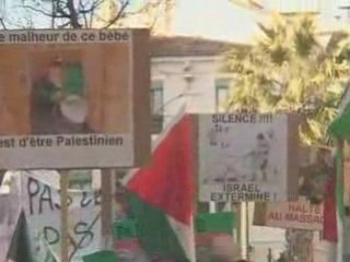 Manifestation Pro palestinienne à Nîmes