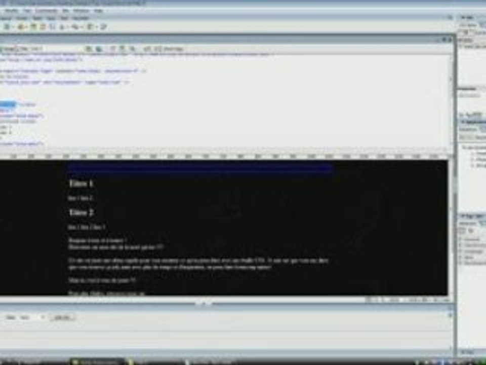 Dreamweaver tuto 5