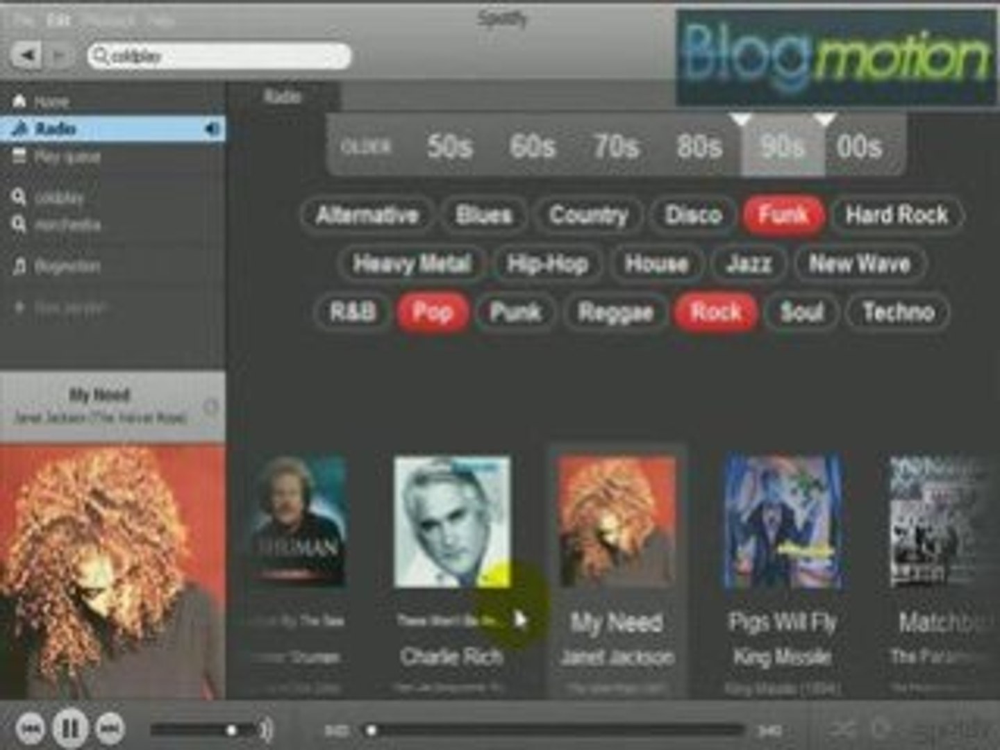 ⁣Blogmotion.fr : Test de Spotify version beta