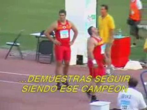 Athlé lancer poids Manuel Martinez lanceur espagnol