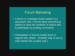 An Introduction to Internet Marketing for "Newbies"
