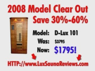 LuxSauna Reviews - Save on 2008 Models 30-60% Off