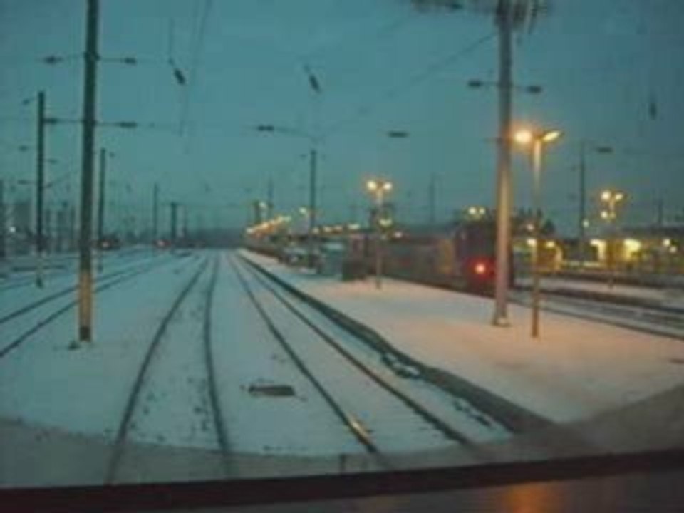 Train et neige