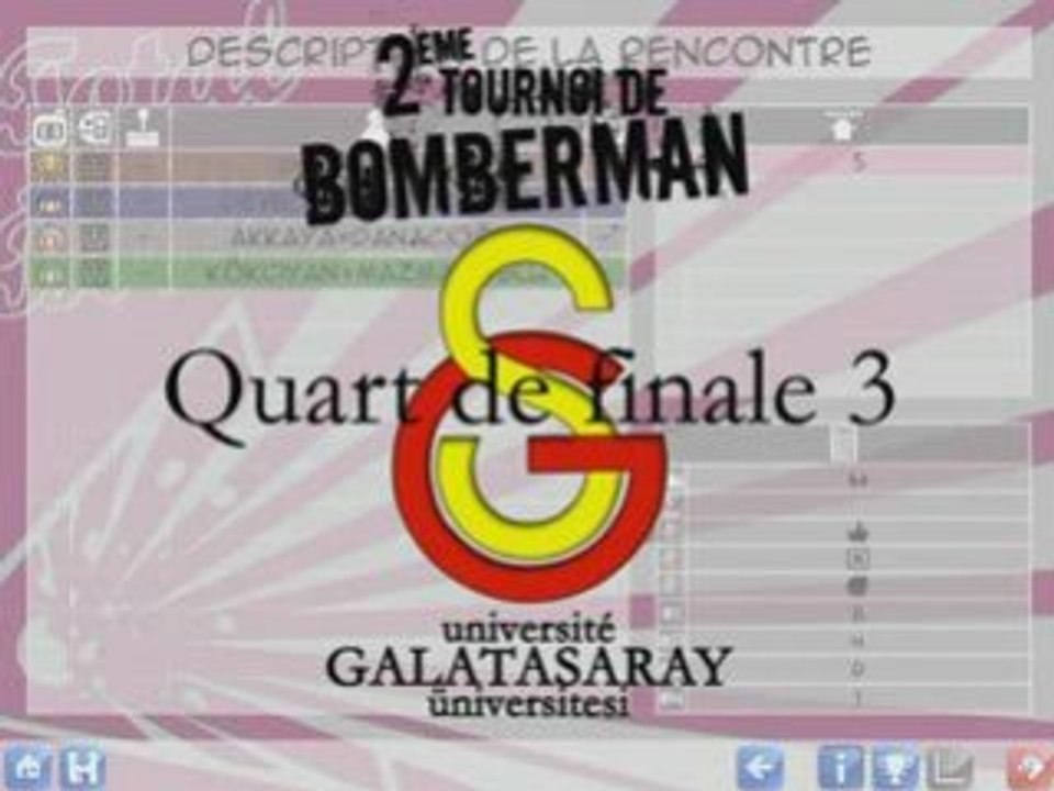 Tournoi de bomberman II - GSU - part.3/12 - QF3