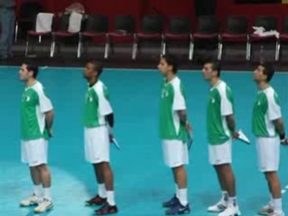 ALGERIE-EGYPTE(extraits match au 22e tournoi Paris-Bercy)