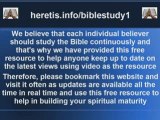 Bible Study fellowship through bible study videos