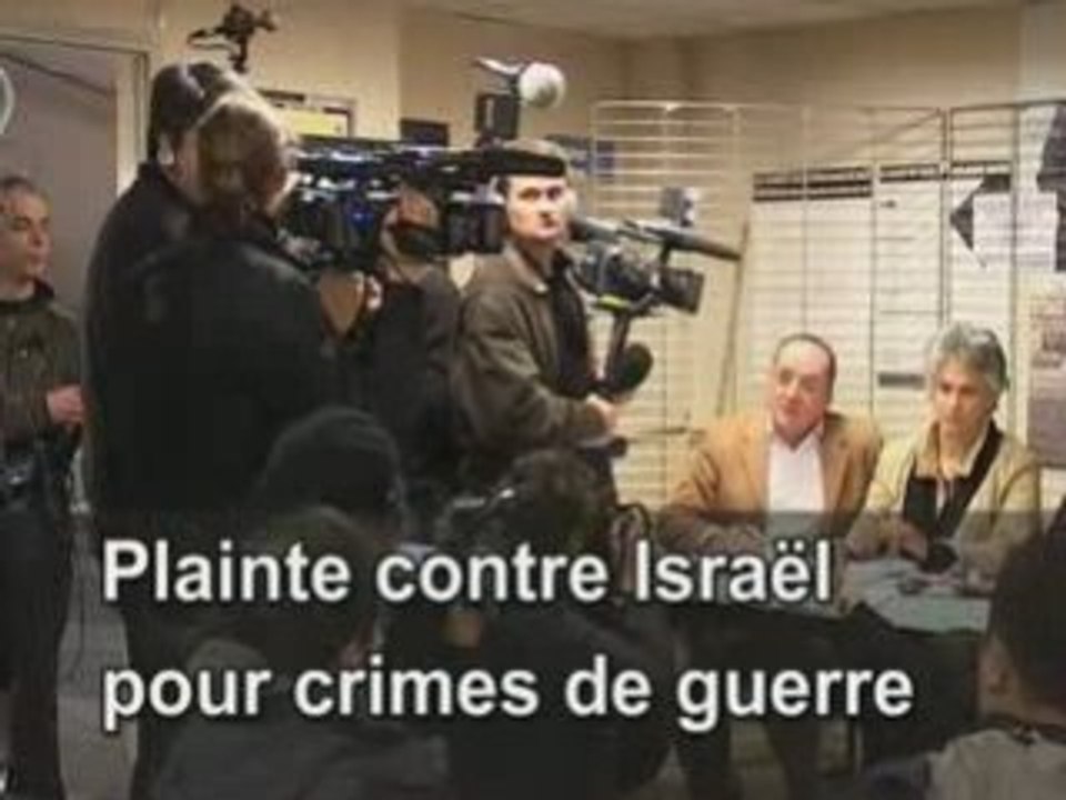 Plainte contre Israel