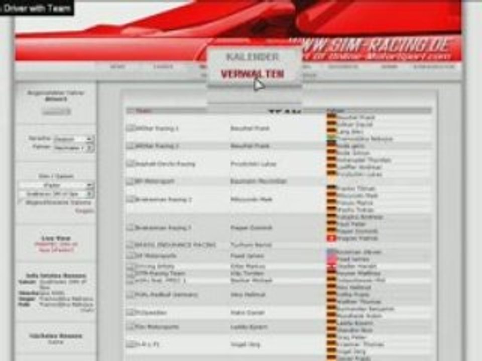 Sls register a driver with team
