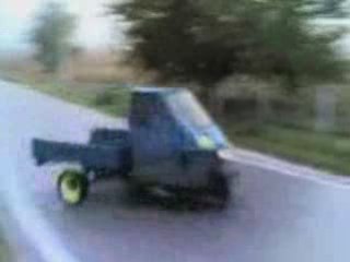 Drift sur trois roues !