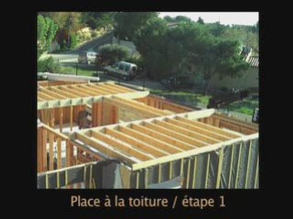 ossature bois /Biohome + texte desentrelacé compression