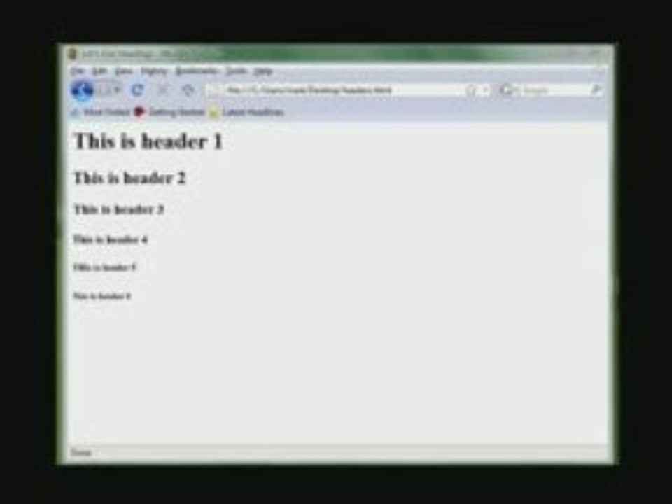 HTML Tutorial 2: Introduction to HTML