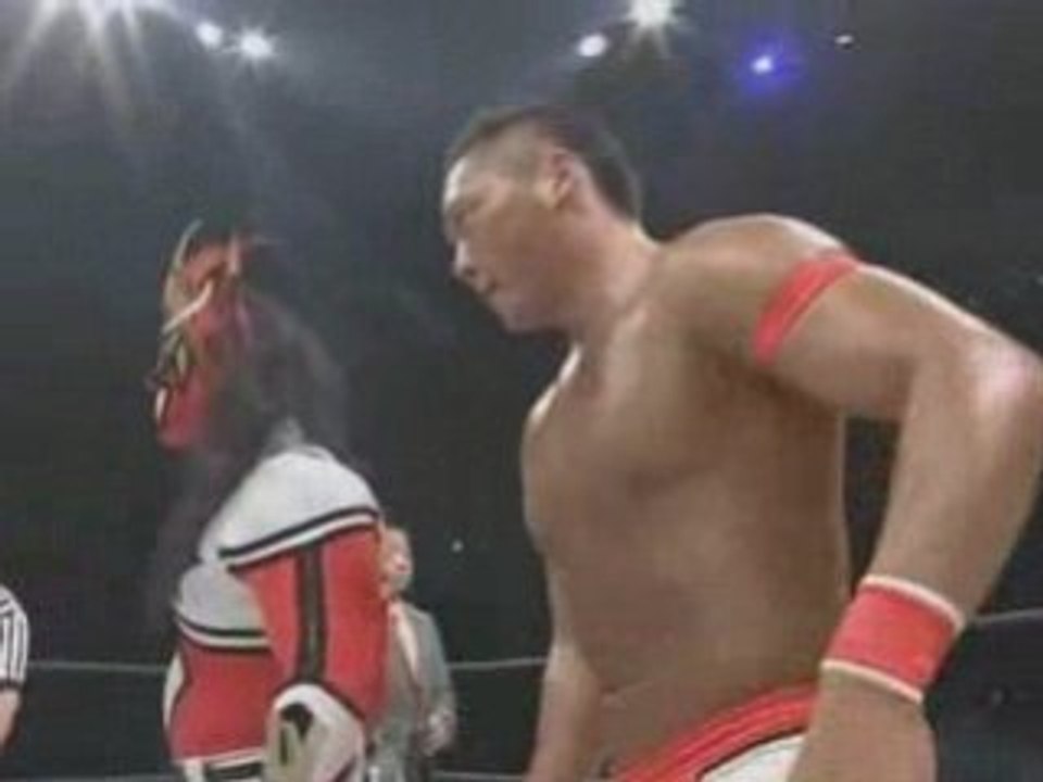 Cyber Kong & YAMATO (c) s. Jushin Thunder Liger & CIMA - P1