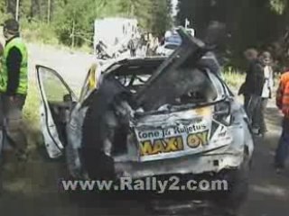 Crash subaru impreza WRX
