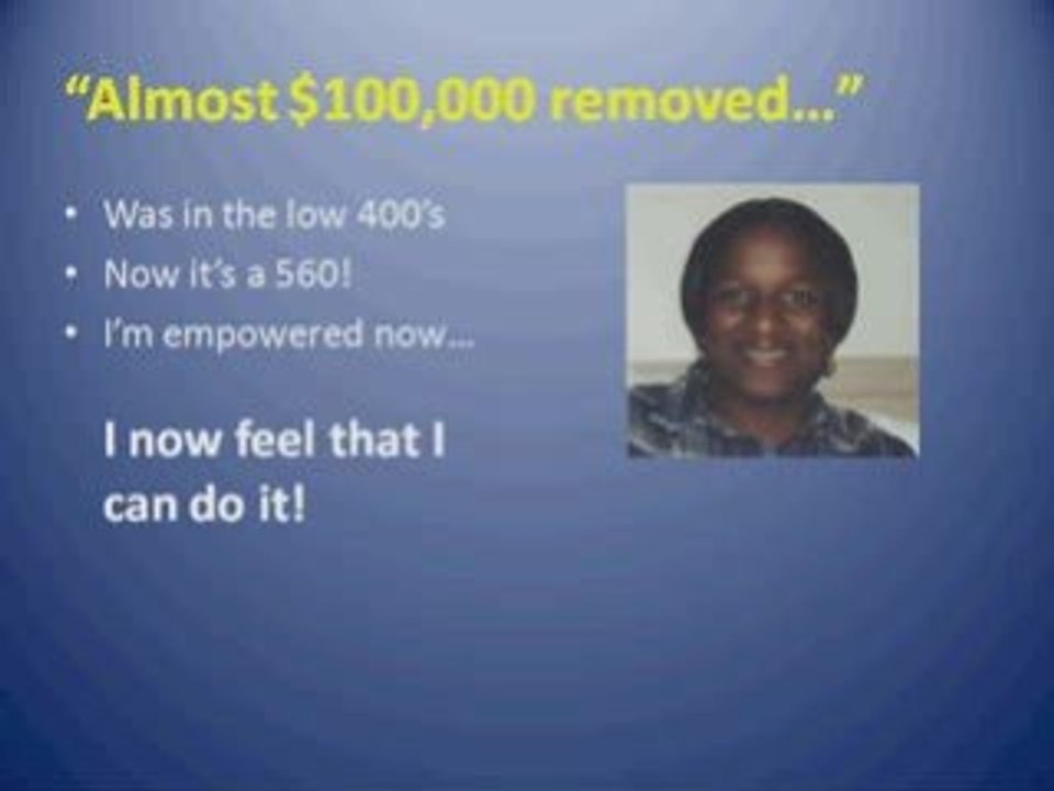 Credit Repair Succes Story: $96,000 Erased?