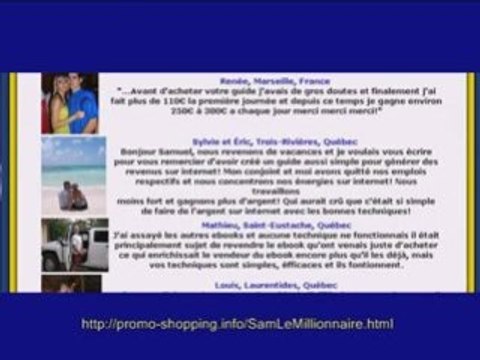 Gagner De l'Argent Avec Le Guide De Sam Le Millionnaire