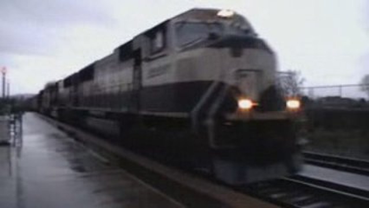 BNSF #9697 W/ a Loaded Coal Train