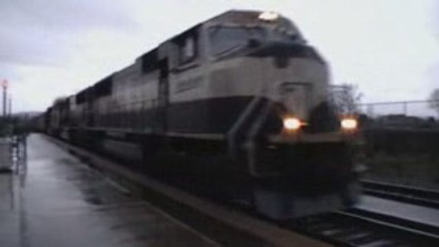 BNSF #9697 W/ a Loaded Coal Train