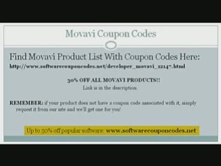 Movavi Coupon Code Discounts 30% OFF! Videosuite + More