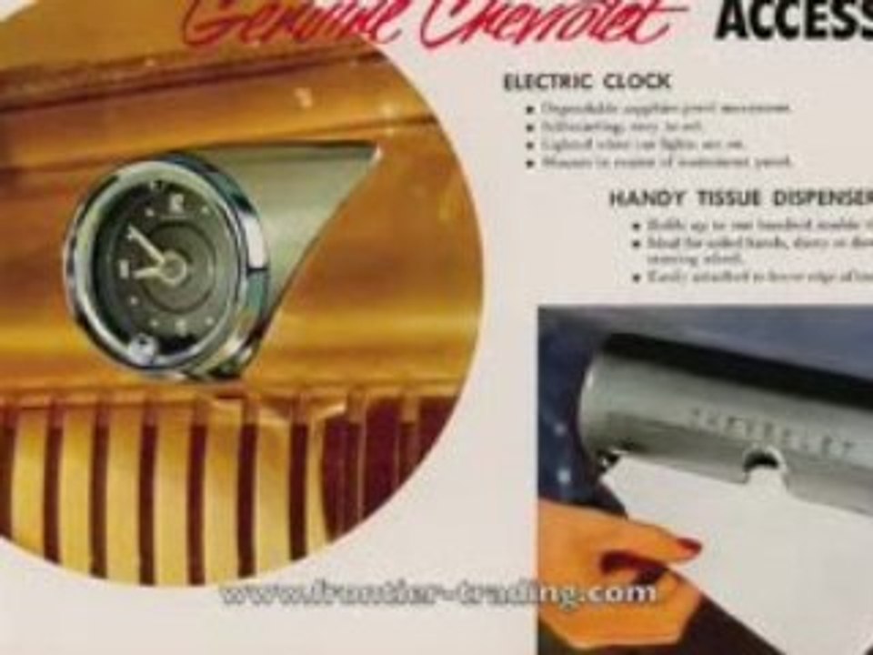1952 Chevrolet Belair Accessories Catalog Pretty Cool