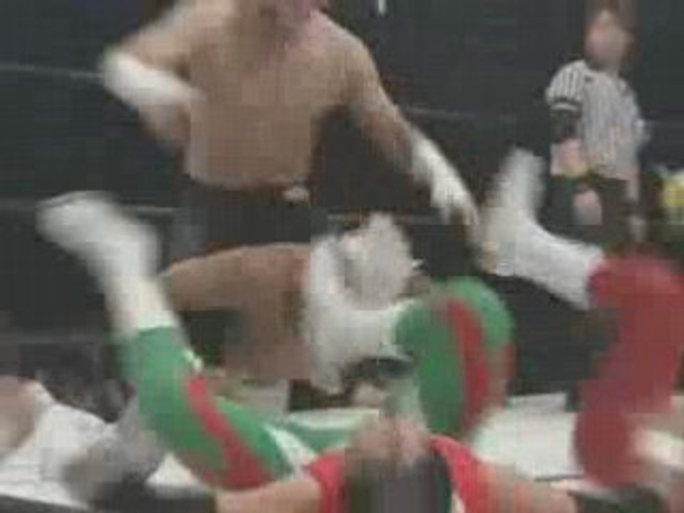 Siesar, Siesar BOY & Shenlong II vs Arai, Rivera & Turboman