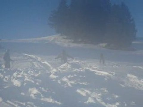 Backflip de yanis en ski à La Clusaz