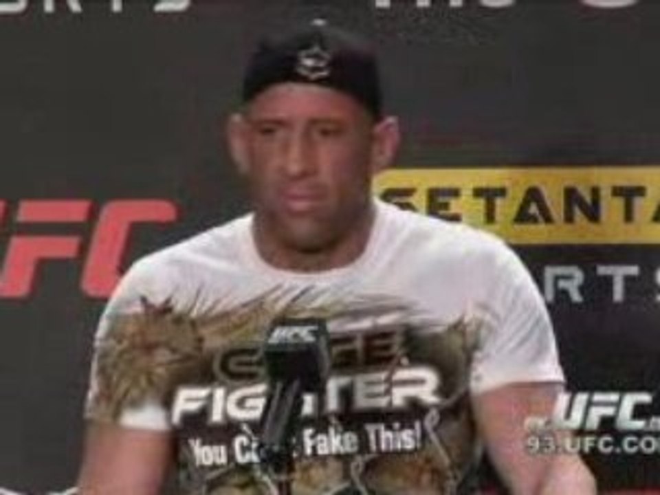 Mark Coleman and Shogun Rua at the UFC® 93 Press Conference