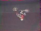 1st backflip moto ever Reckless rex 1976 water jump fmx