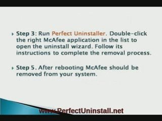 Uninstall McAfee
