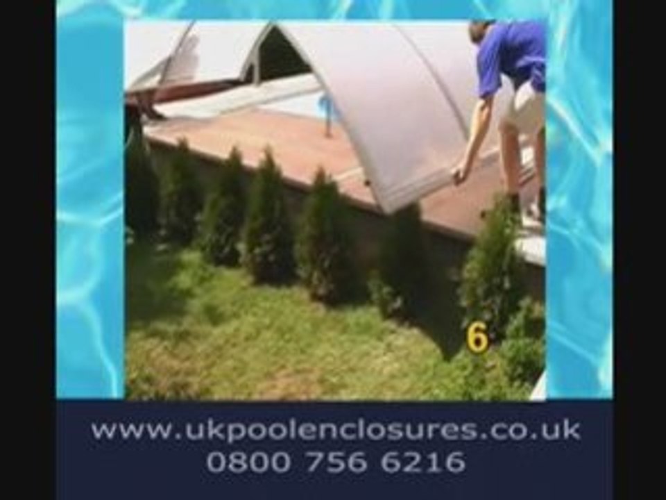 Low Profile Pool Enclosure. Part 4
