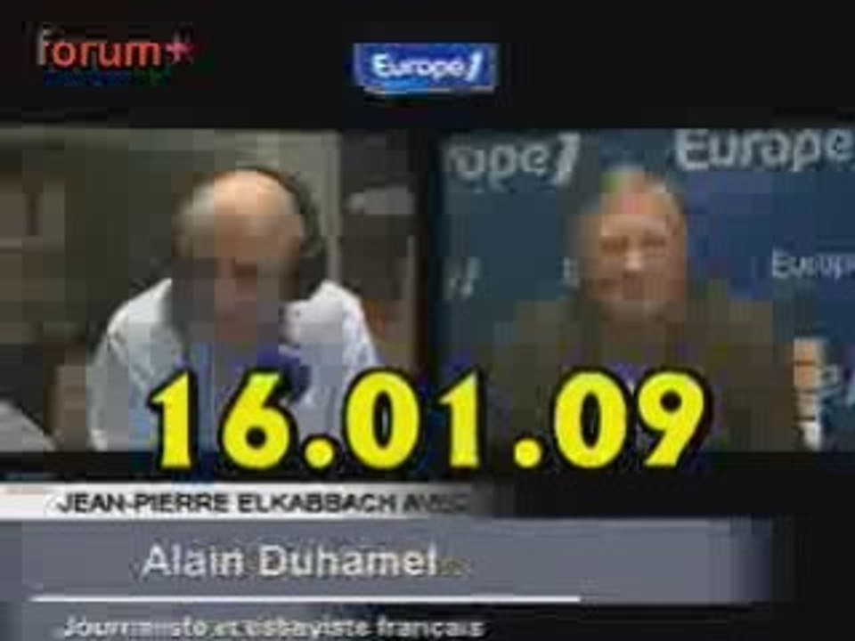 ITW de Alain Duhamel (16.01.09)