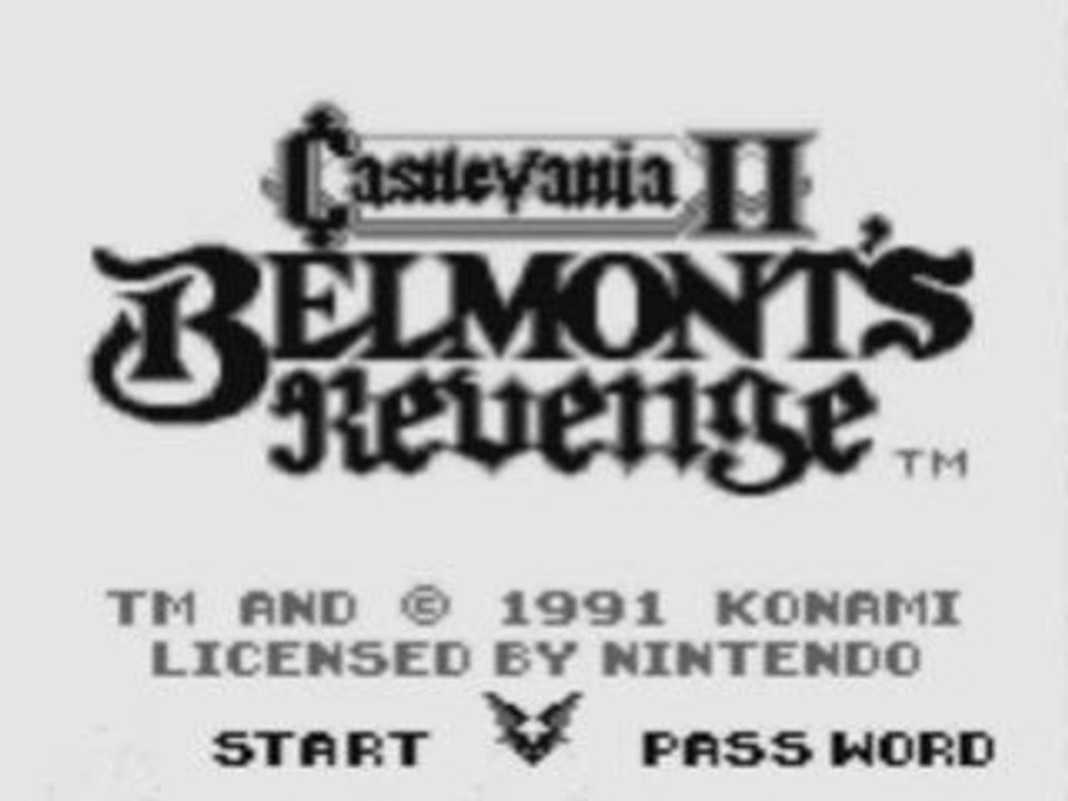Test Castlevania 2 Belmonts Revenge (Gameboy)