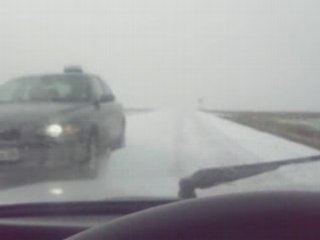 Fiat x1-9 a fond ds la neige