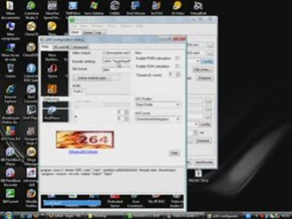 ENCODANDO AVI EM MP4  [X264]