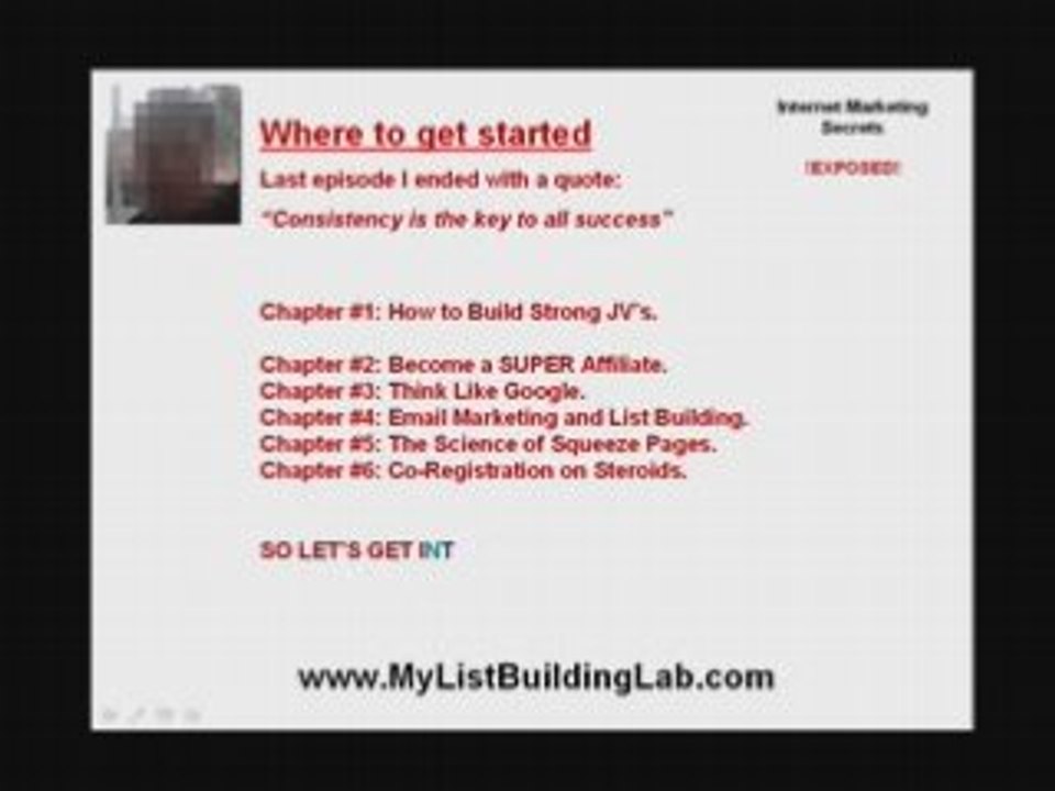 Squeeze Page Secrets Revealed! IMS Exposed TV Ep. 4 part 1