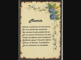 Hommage à ma grand-mère